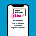 How to prevent a website disaster