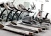 Photos of treadmills and a Cross Trainer in the Fresh Egg Gym
