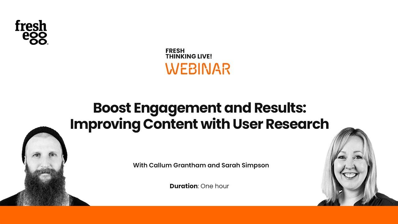 Boost engagement and results: Improving content with user research 