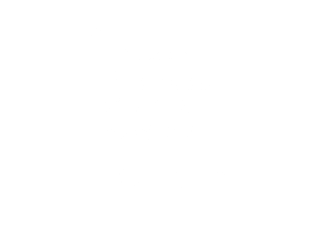 White logo for business charity awards with text and decorative elements