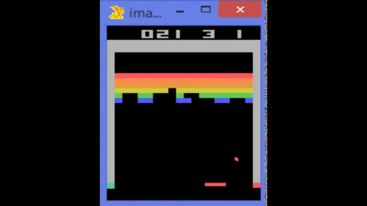 Google's DeepMind Q-Learning teaching itself to play Atari Breakout