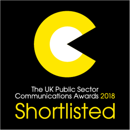 Fresh Egg are shortlisted in the 2018 Public Sector Communication Awards
