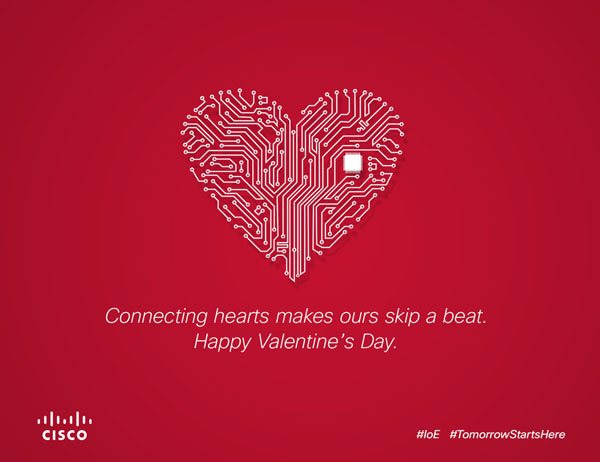 Happy Valentine's Day from Cisco