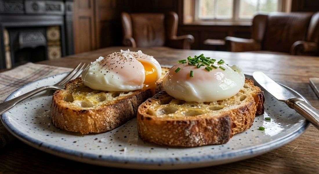Poached Eggs on Sourdough Toast