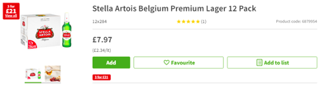 Asda Beer Offer