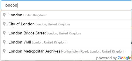 Search Location