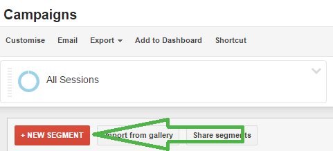 Adding a segment in GA