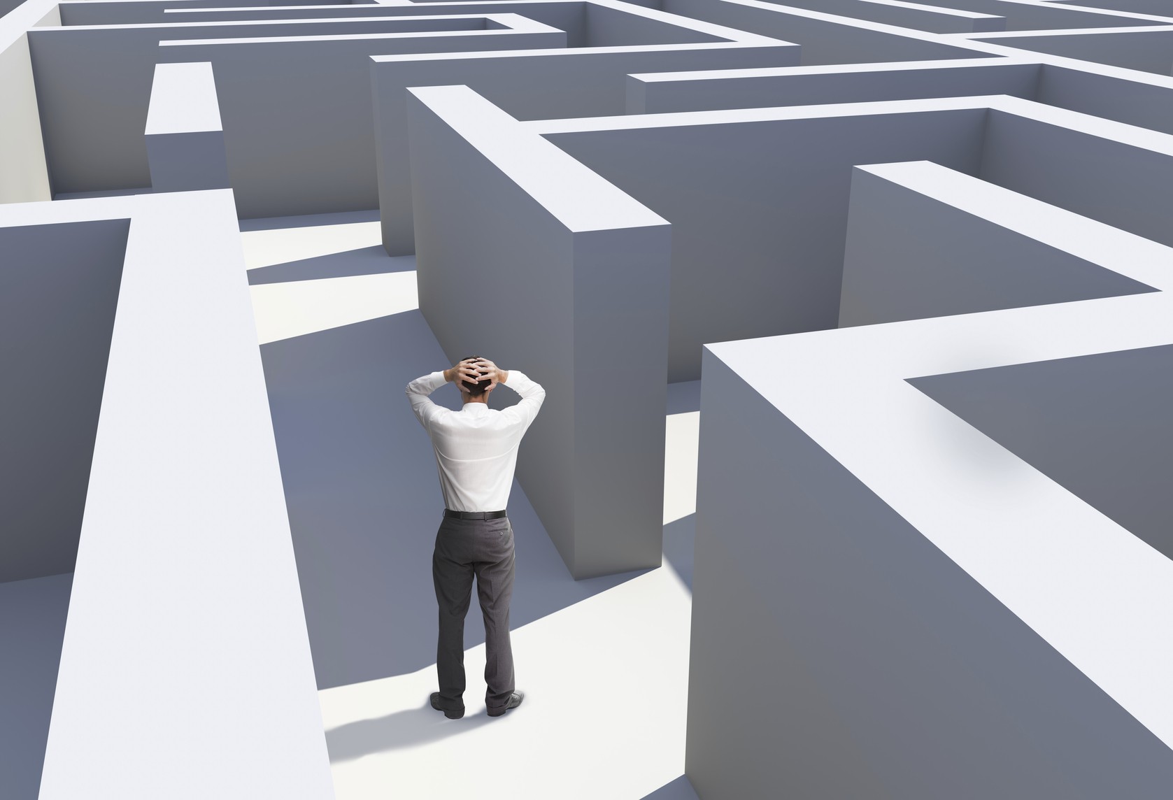 Man Lost In A Maze