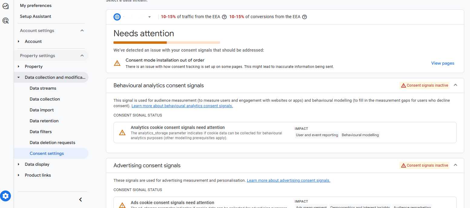 Ga Consent Mode Settings V2