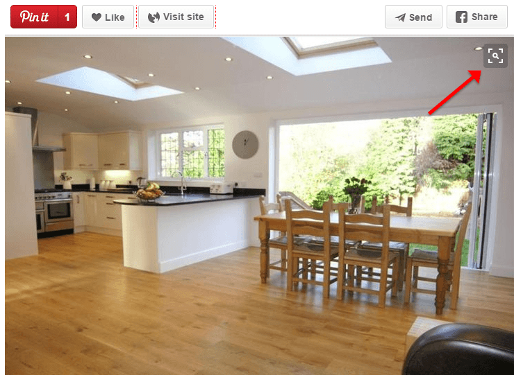 Pinterest In Pin Visual Search Table Example Three