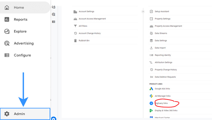 GA4 BigQuery export set up