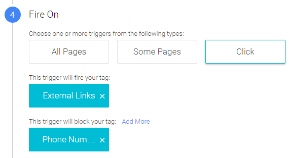 blocking trigger