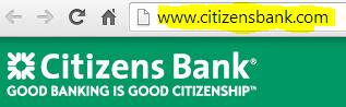 Top Result Used To Display Citizens Bank Homepage Before Hummingbird